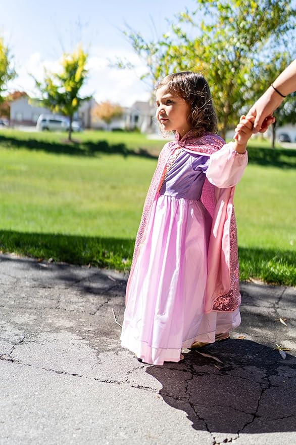 Little Adventures Shimmer Cloak Costume Dressup Ages 3-8 Machine Washable Child Pretend Play& Party Dress Up with No Glitter