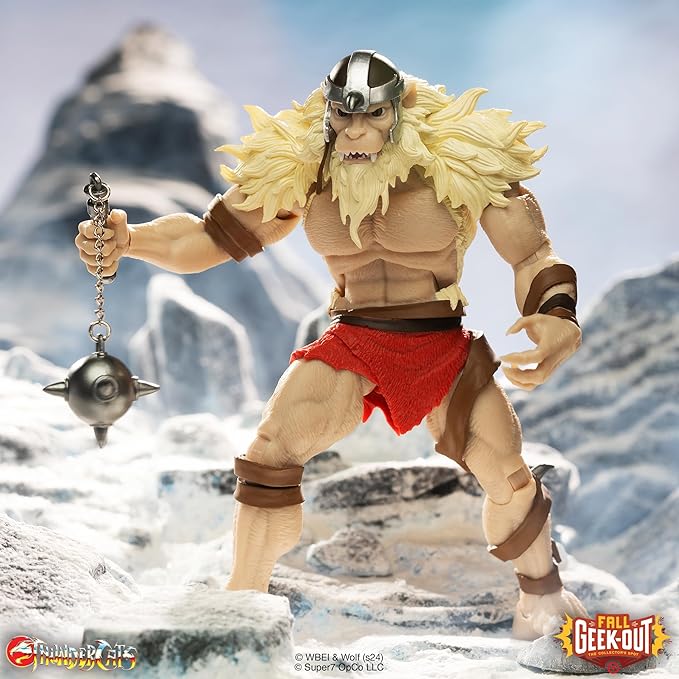 Super7 Deluxe Thundercats Monkian - 7" Thundercats Action Figure with Accessory Classic Cartoon Collectibles and Retro Toys