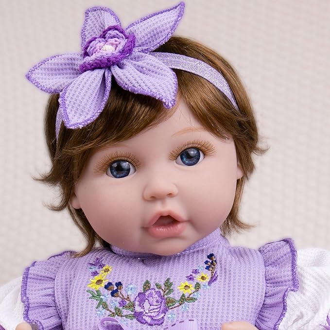 Milidool Lifelike Reborn Baby Dolls - 22 Inch Realistic Reborn Baby Dolls, Life Like Baby Dolls That Look Real,Handmade Real Looking Girl Alive Real Life Baby Doll