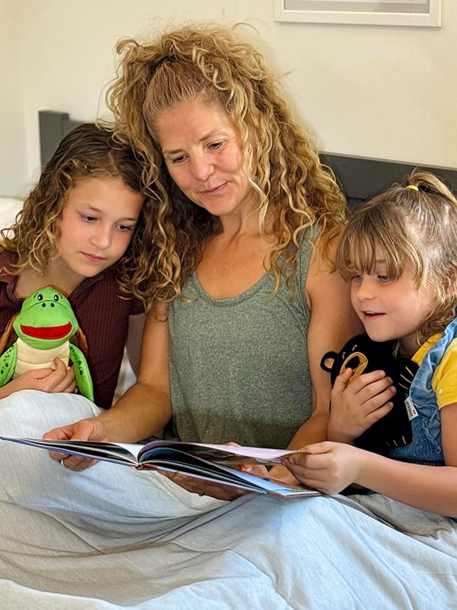 Acorn Black Bear Tooth Fairy Pillow and Book Bundle | 8" Plush with Pocket for Lost Teeth & Hardcover Storybook w/Tracker, Q&A for Boys Girls Children of All Ages
