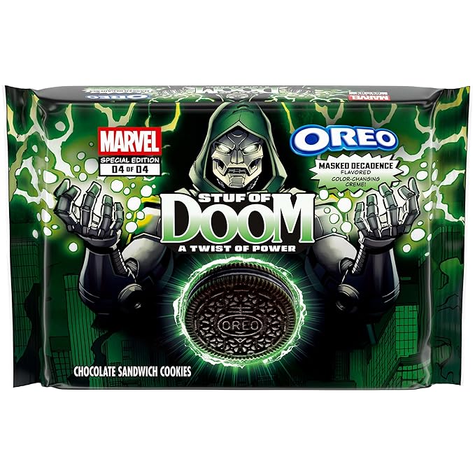 MARVEL OREO Stuf of Doom Chocolate Sandwich Cookies, Special Edition, 10.68 oz