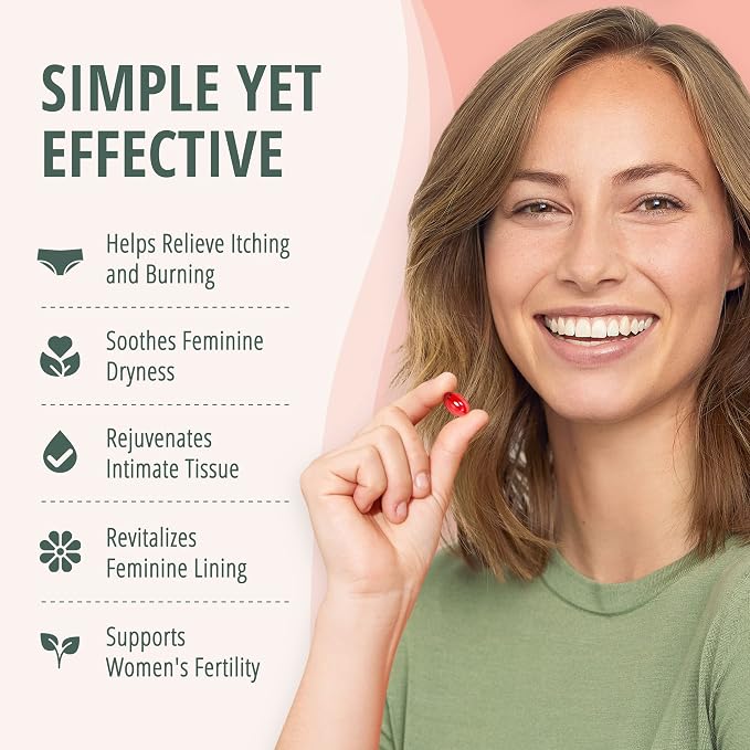 Lubracil Vaginal Moisturizer for Women, Hydrating Formula - 60 Count,2 Pack | Lubracil Vaginal Moisturizer Formula with Sea Buckthorn Oil & Omegas hydrate, soften dryness, and promote feminine wellness