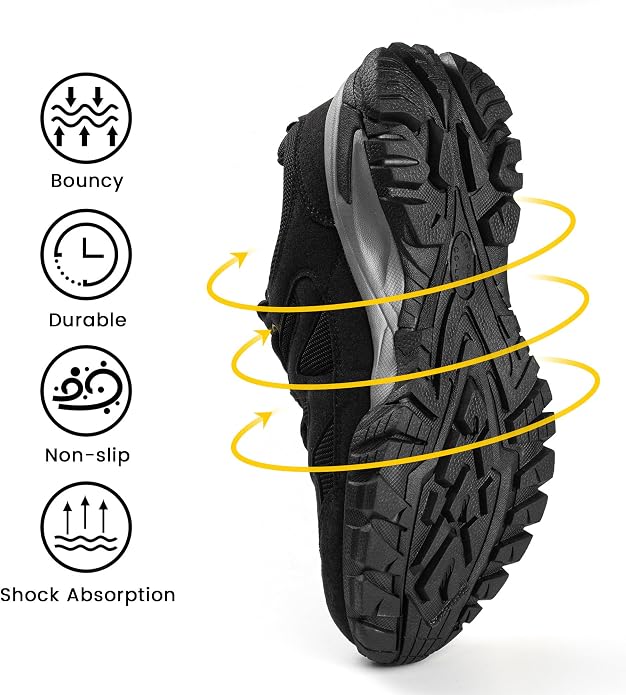 CC-Los Women's Lightweight Waterproof Hiking Shoes for Walking, Outdoor & Climbing