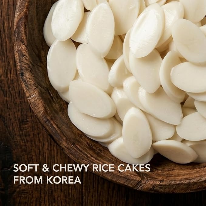 Gung Jeon Bang Korean Sliced Rice Cake | Chewy Rice Cake for Tteokguk | Vegan, Gluten-Free, Non-GMO | 21.16oz (3 x 7.05oz Bags) (Pack of 1) (Pack of 3)
