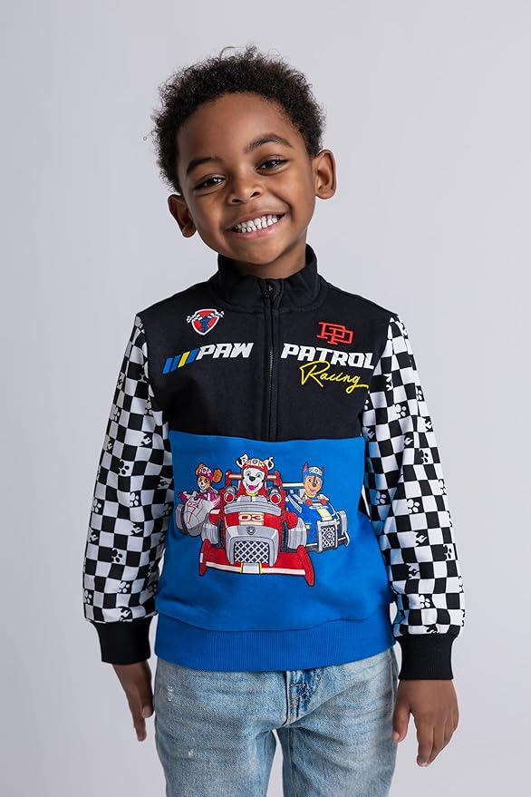 Paw Patrol Half Zip Sweatshirt Toddler to Big Kid Sizes (2T - 10-12)
