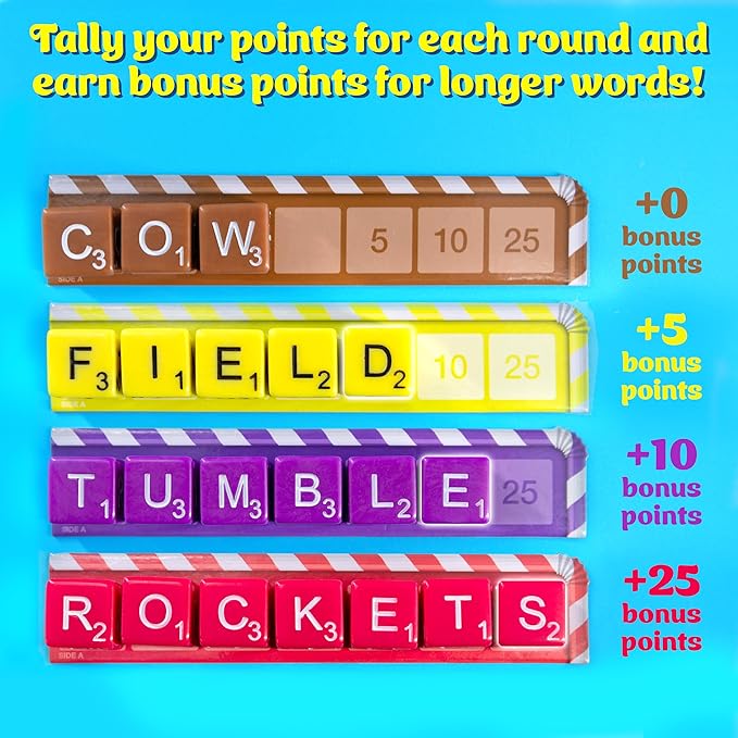 Thames & Kosmos Dice Words Tabletop Game | Family-Friendly Word Game for 2-4 Players Ages 8 & Up, 30 Minute Play Time | Simple Rules, Simultaneous Gameplay, Variants for New & Young Players