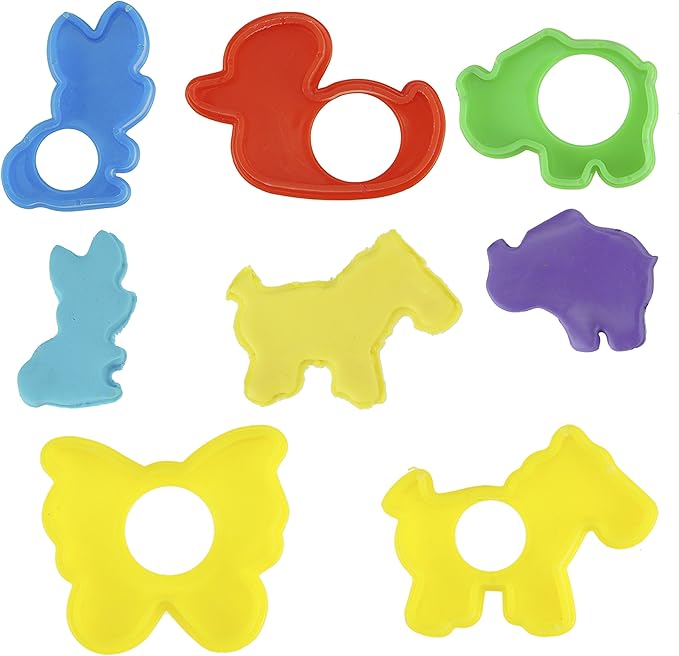 Kare & Kind® Set of 24pcs Smart Dough Tools Kit with Models and Molds, (Retail Packaging) (Animals)