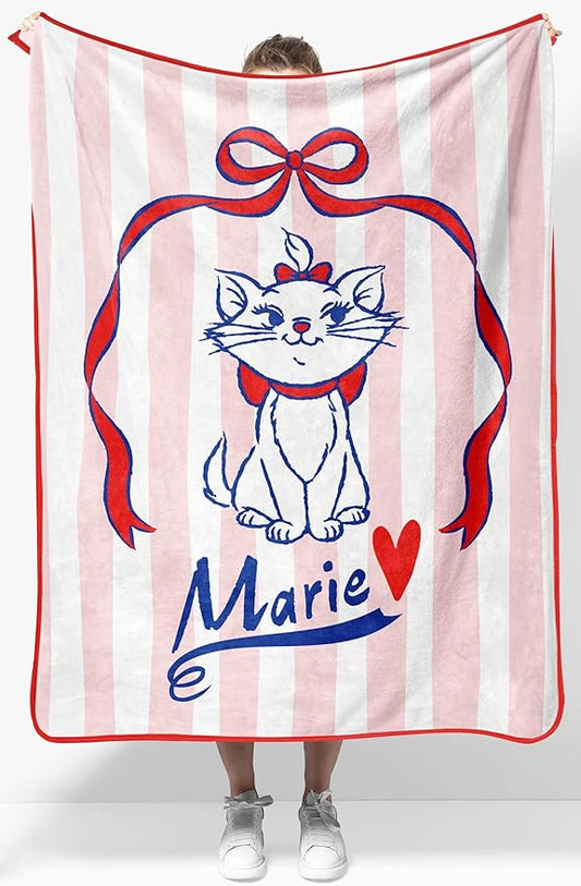 Jay Franco Kids Plush Throw Blanket – Soft & Cozy Fleece Throw for Bedroom & Couch Décor, Official Licensed Product, Multi - Aristocats, 40x50 - Travel Blanket