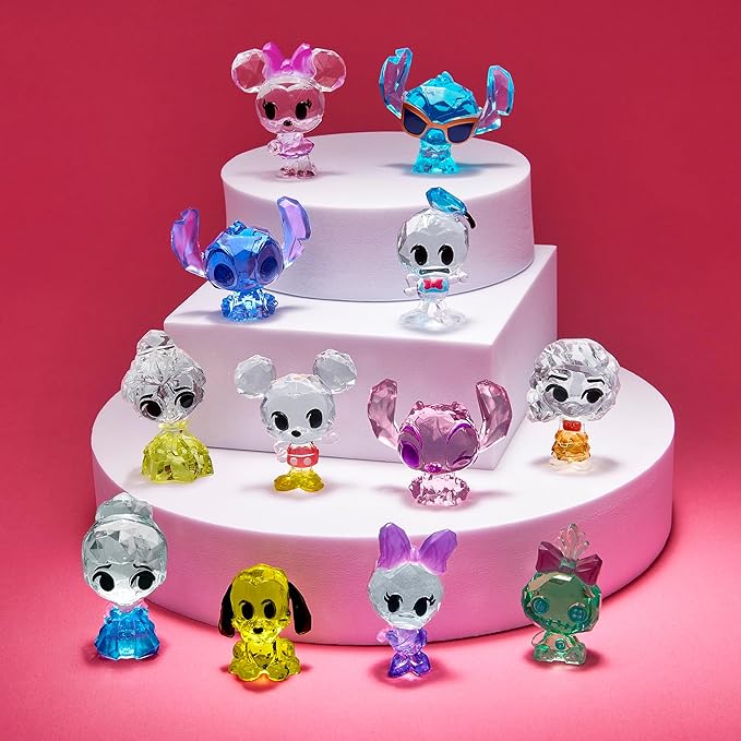 Disney Crystal Surprise Series 1, Mini Collectible Crystal Figures with Activity Compound, Collectible Blind Bag Inspired Figures, Kids Toys for Ages 3 and Up by CRA-Z-Art
