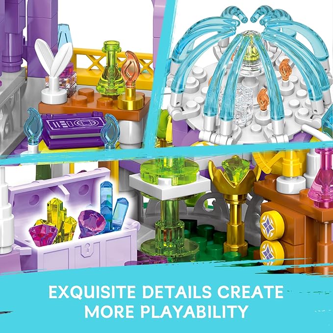 Friends House Building Set with LED Light,Compatible with Lego Friends Construction Educational Building Toys for Girls Boys Ages 6-12 and up 413PCS