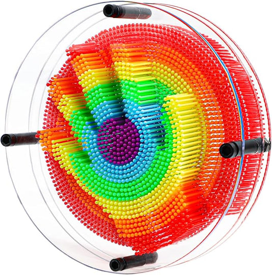 3D Pin Art Sensory Toys for Kids 5-7, Pin Art Board Impression Sensory Toys for Kids with Autism, Autism Gifts for Autistic Children Age 3, 4, 5, 6, 7, 8, 9, 10+ Years Old Boys Girls