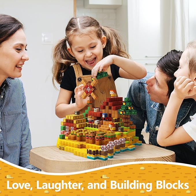 idoot 100PCS Magnetic Blocks Kids Building Toys for Boys Girls 3+, Build MagWonder with Magnet Construction Toys, STEM Sensory Gift for Birthday (0.8 inch)