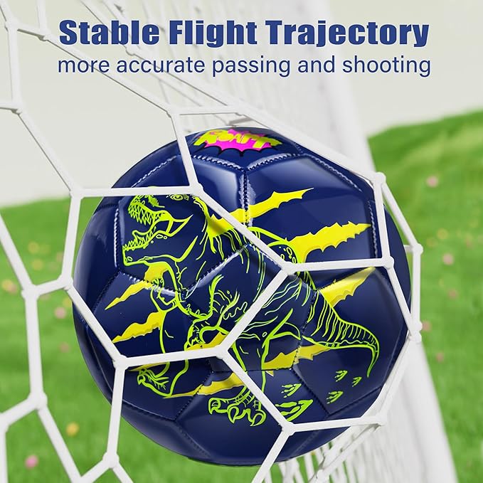 Size 3 Soccer Ball for Boys Kid Ages 3 4-6 6-8 Outdoors Indoor Sports Recreation Soccer Ball for Boys Toddlers Children Christmas Birthday