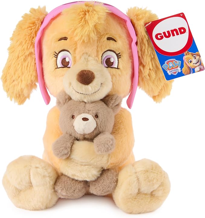 Paw Patrol GUND Skye with Kai Teddy Bear, Official Skye Plush Toy, Dog Stuffed Animal for Ages 1 and Up, 9.5”