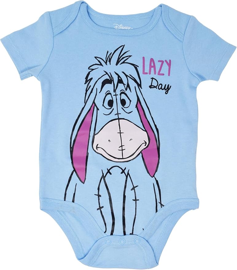 Disney Baby 5 Pack Bodysuits Newborn to Infant Sizes (Newborn - 24 Months)