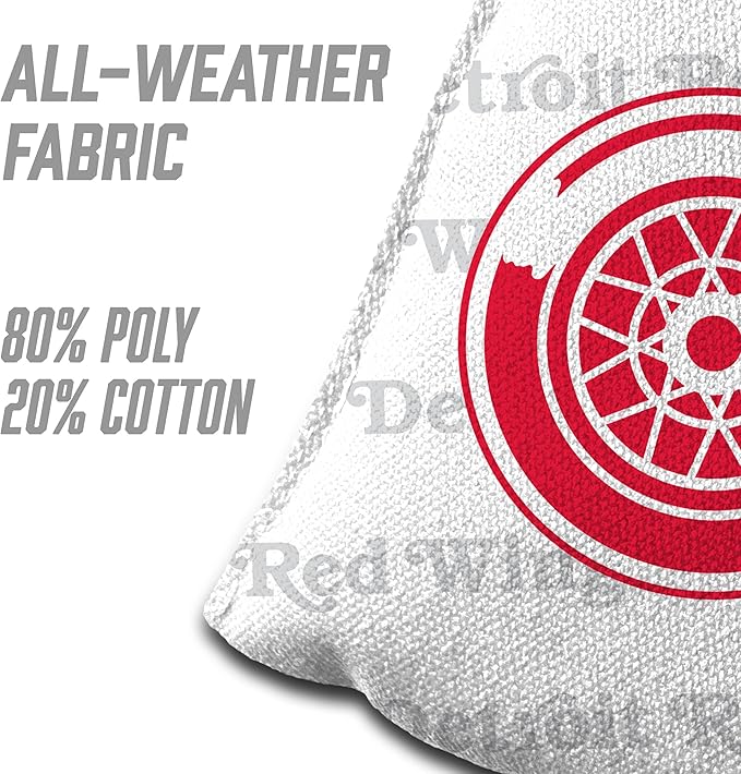 YouTheFan Officially-Licensed NHL Set of 4 Cornhole Bags - All Weather Regulation 6” x 6” Size - 16oz Weight - Designed in USA