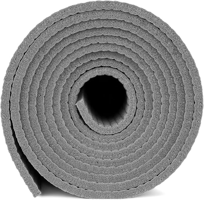 YogaAccessories 1/4" Thick High Density Deluxe Non Slip Exercise Pilates & Yoga Mat