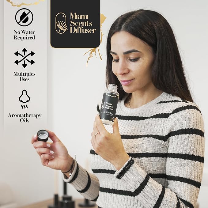 Cool Pine Essential Oil Refill Luxury Hotel Inspired - Long Lasting Aroma for Home & Commercial Diffuser - 120ml Fresh Blend of Exotic Bamboo, Cinnamon and Ginger, Scent for Spa Wellness Aromatherapy