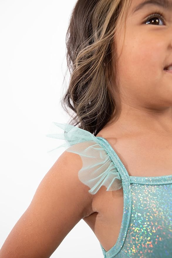 Little Adventures Teal Tutu Princess Dress Up Costume - Machine Washable Child Pretend Play Dress with No Glitter