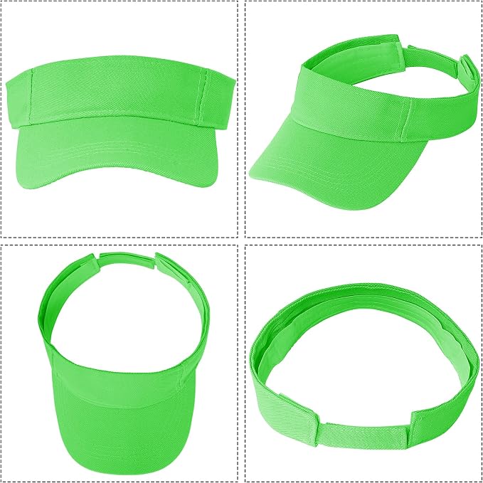 Marrywindix 1 Piece of Sport Wear Athletic Visor Sun Sports Visor Hat Visor Adjustable Cap for Women and Men