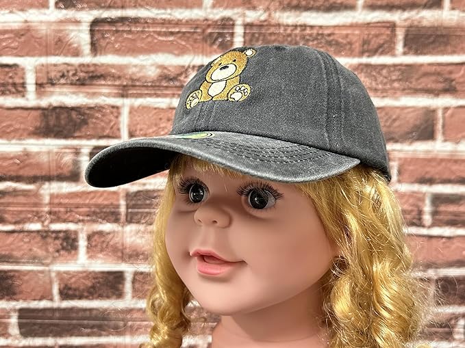 Embroidered Animal Baseball Hats for Boy and Girl