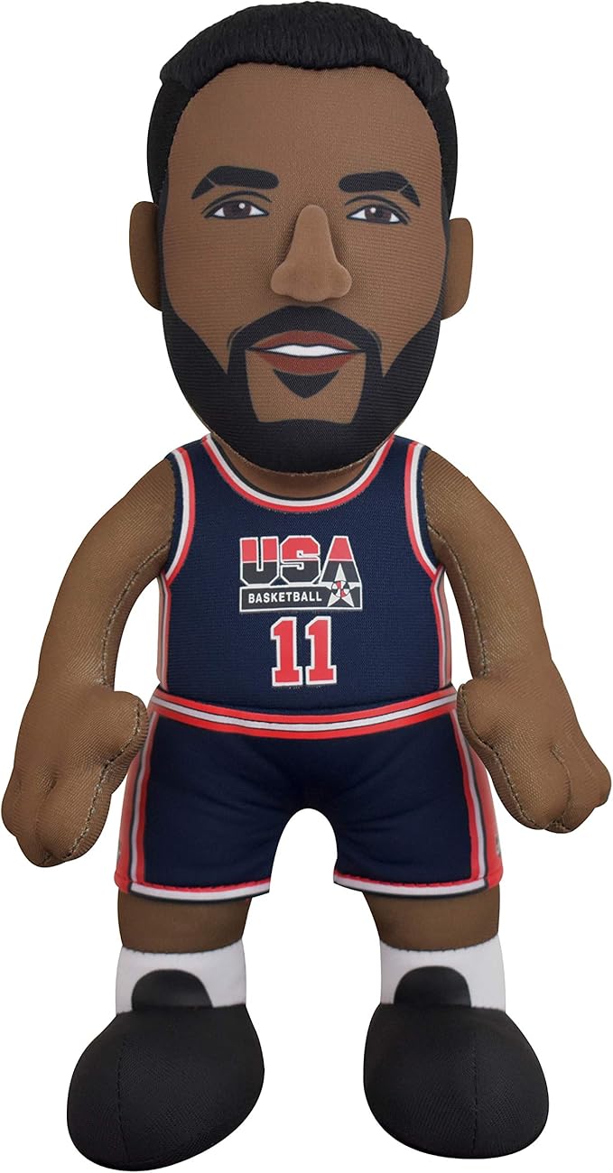 Bleacher Creatures USA Basketball Karl Malone 10" Plush Figure- A Dream Teamer for Play or Display