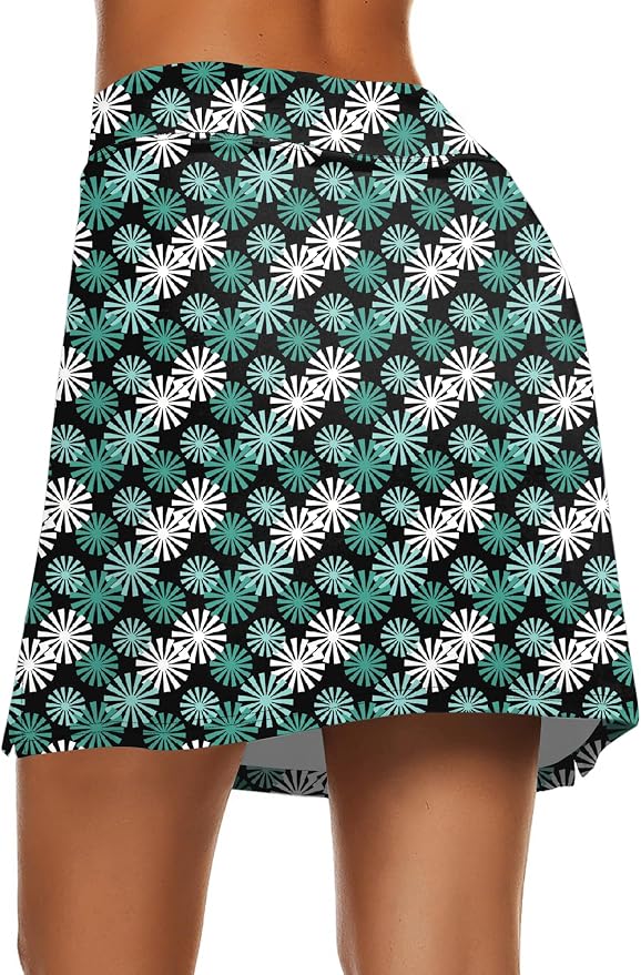 Ekouaer Women's Active Performance Skort Lightweight Skirt for Golf Tennis | Built-in Shorts, A Line, High Waisted, Tummy Control, Pickleball, Running, Workout, Sports, Skorts for Woman