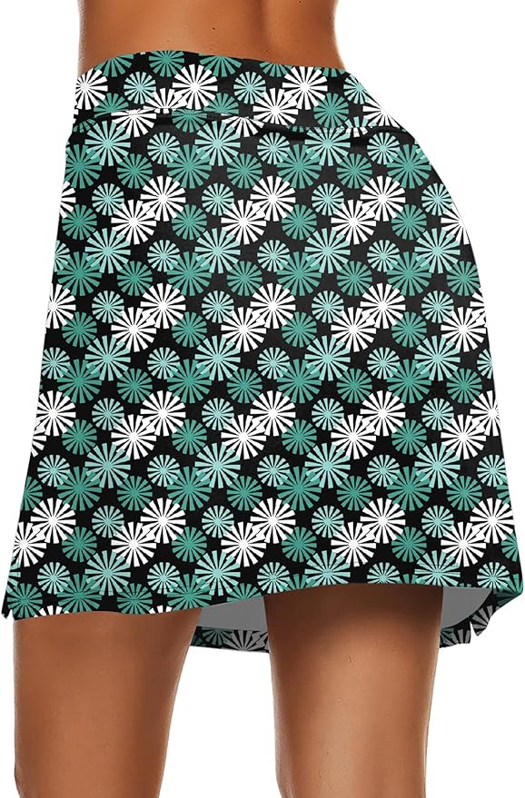 Ekouaer Women's Active Performance Skort Lightweight Skirt for Golf Tennis | Built-in Shorts, A Line, High Waisted, Tummy Control, Pickleball, Running, Workout, Sports, Skorts for Woman