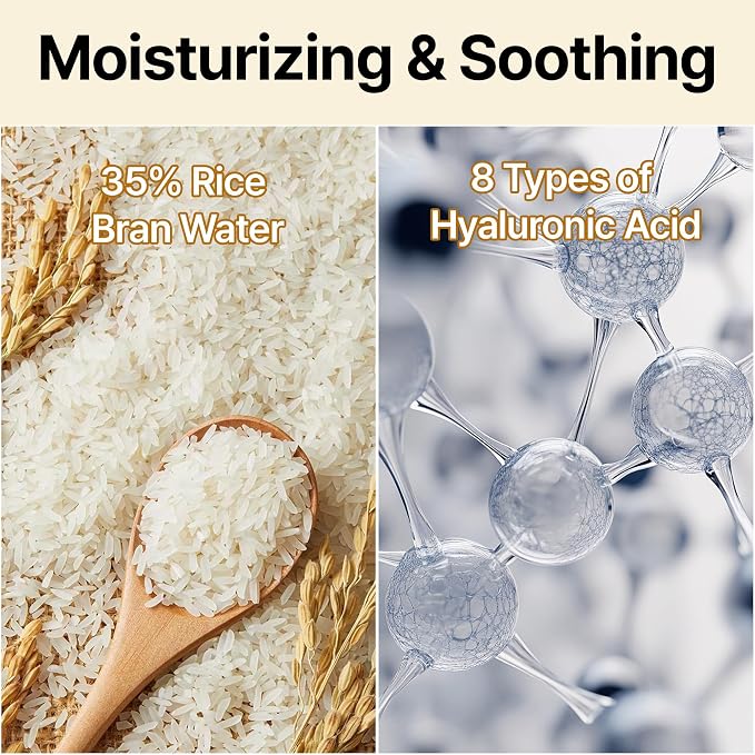 freemay Rice Water Foaming Cleanser – Hydrating Daily Face Wash, 5.07 fl oz | pH-Balanced, Non-Stripping, Korean Skincare, Hyaluronic Acid & Cica
