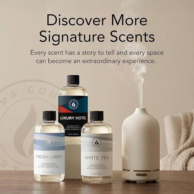 Aroma Country Pistachio & Salted Caramel Diffuser Oil - Luxury Dessert-Inspired Fragrance Oil, Home Aroma for Diffusers & Room Spray - Premium Aromatherapy Oils & Home Scent (8.5 Fl Oz)