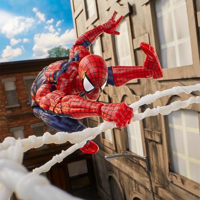 Marvel Legends Maximum Series Spider-Man, Deluxe Spider-Man Comics Collectible 6-Inch Action Figure; Amazing Articulation; Spectacular Accessories