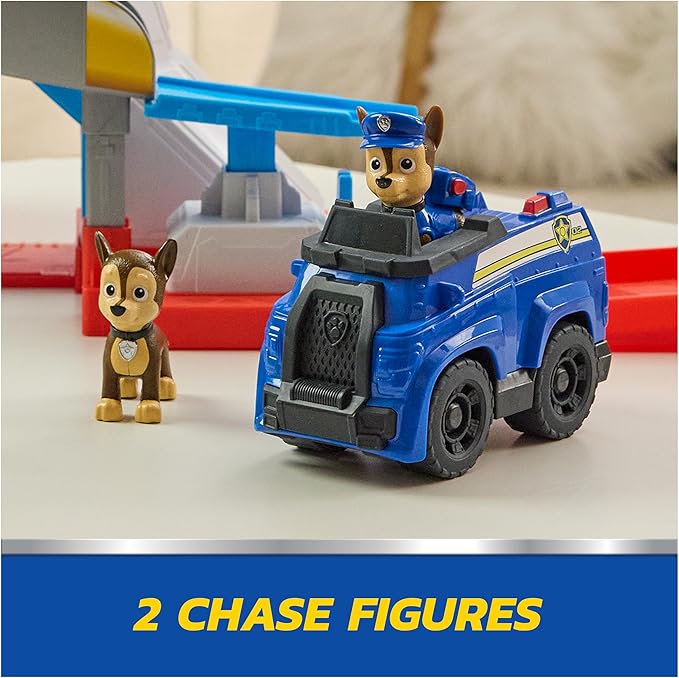 Paw Patrol Lookout Tower, 20-Inch Tower with Chase Action Figures, Rescue Vehicle & Launcher, Kids Toys for Boys & Girls Ages 3 and Up