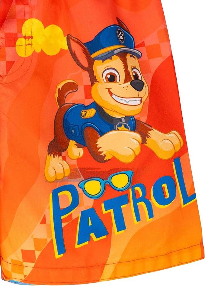 Paw Patrol Rubble Marshall Chase Skye Swim Trunks Bathing Suit Toddler to Little Kid