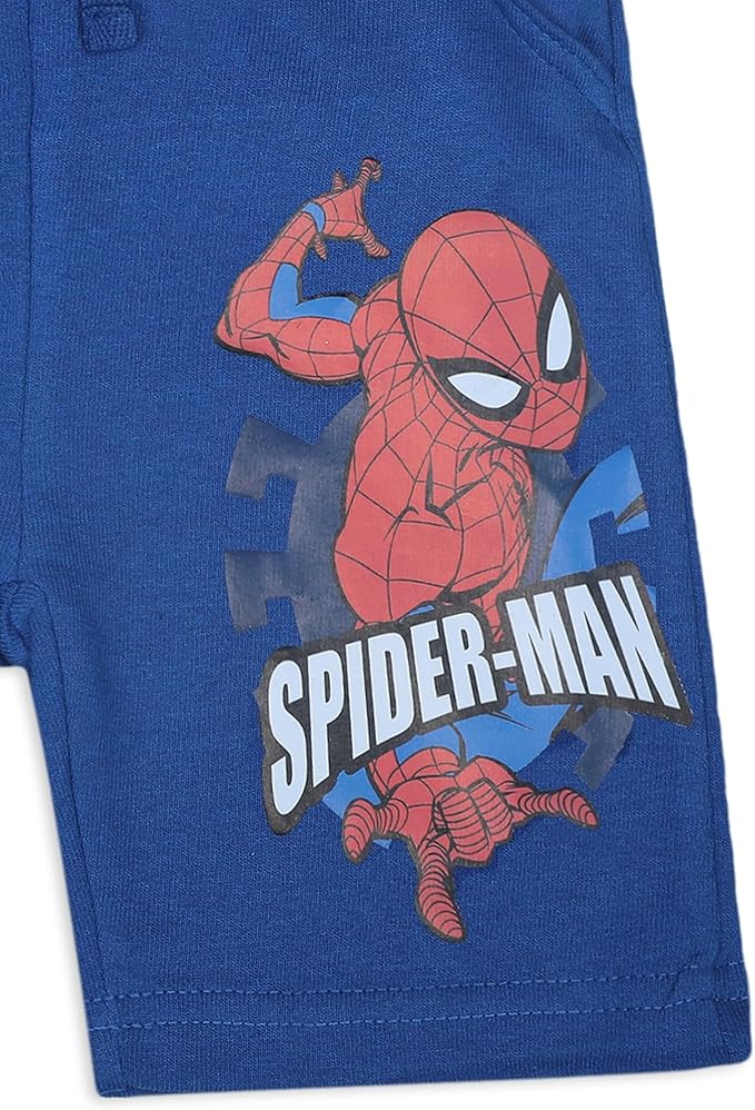Marvel Avengers Spider-Man Boys 2 Pack Shorts for Toddlers and Little Kids
