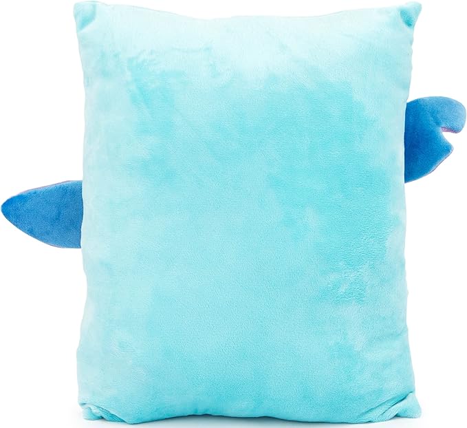 Jay Franco Disney Lilo & Stitch 3D Snuggle Pillow - Super Soft – Measures 15 Inches (Official Disney Product)