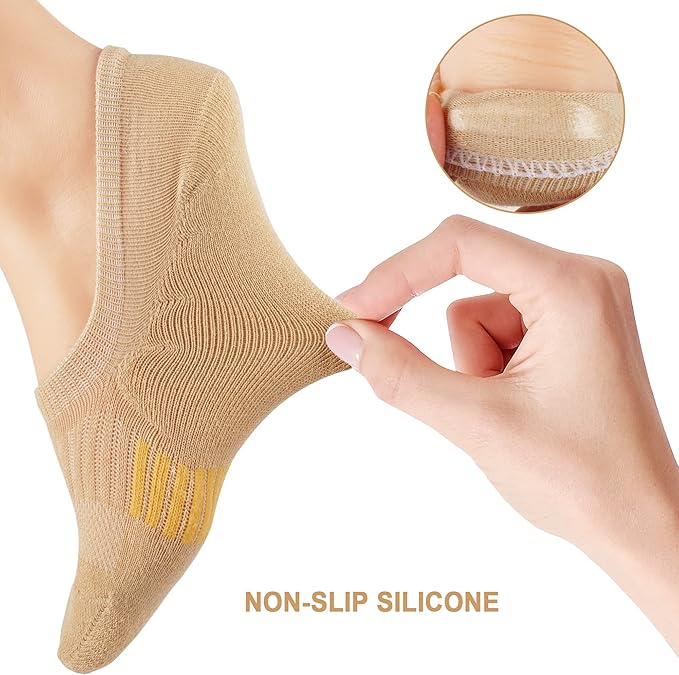 Gonii Womens No Show Socks Athletic Ankle Socks Cushioned Running Low Cut 5-8 Pairs