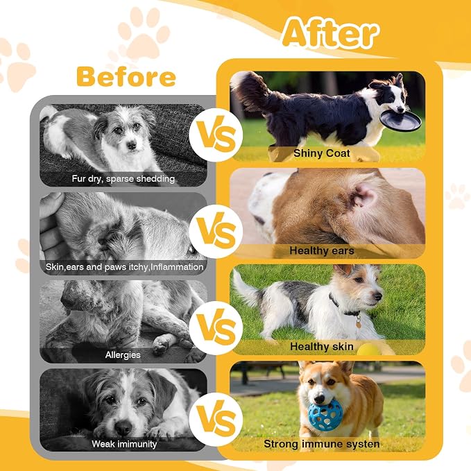 Natural Yeast Infection Treatment for Dogs,Supports Healthy Itch Relief,Inflammation Relief,Allergy Relief & More,Dog Ear Infection Treatment,Itch Relief for Dogs,Ear Infection Treatment for Dog