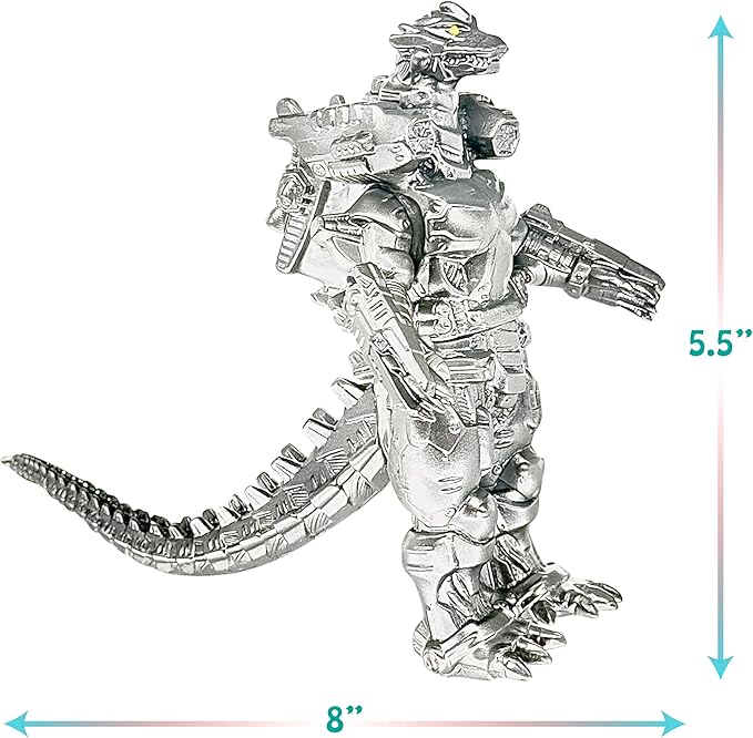 TwCare MechaGodzilla Mecha Godzilla vs. Kong Toy Action Figure (The Superior-Armed), 2003 Movie Series Movable Joints King of The Monsters Birthday Kid Gift, Travel Bag