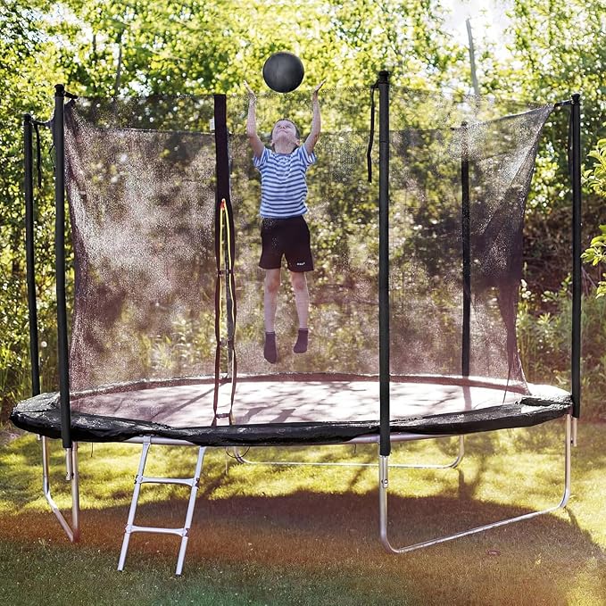 Gemscream 12 Pcs Trampoline Pole Foam Sleeve 35.4" Length 2026 Upgrade Materials Waterproof Trampoline Poles Cover Replacement for Outdoor Accessories