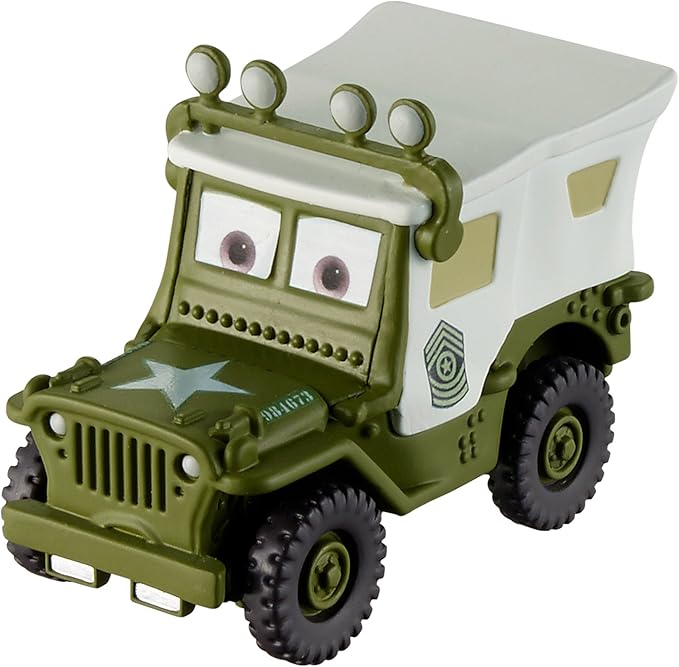Disney Pixar Cars Sarge With Roof Lights Die-Cast Vehicle