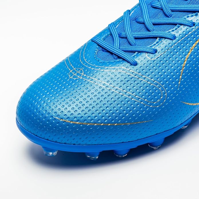 Kids Soccer Cleats Boys Girl Football Cleats Youth Turf Soccer Cleats High Top Athletic Outdoor Trainning Football Shoes for Little/Big Kid