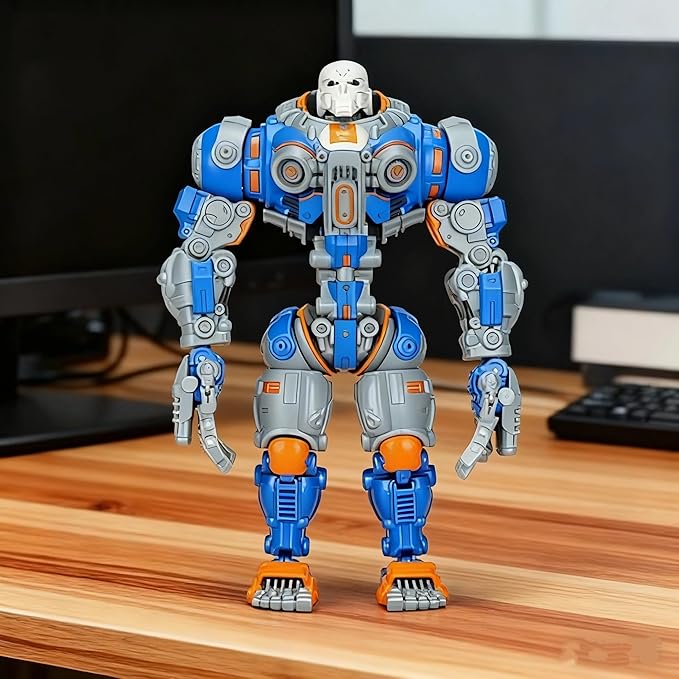 Action Figures Multi-Jointed Movable Robot Toy, Science Fiction Mecha Model Player Collection Model Multi-Articular Action Figures for Desktop Decorations