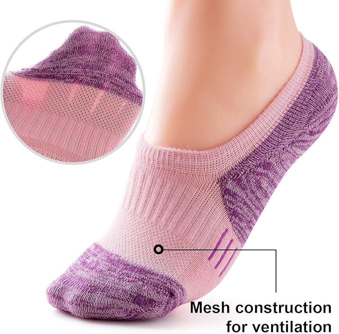 Gonii Womens No Show Socks Athletic Ankle Socks Cushioned Running Low Cut 5-8 Pairs
