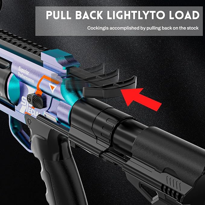 Soft Bullet Toy Gun Shotgun - Foam Dart Blaster Laucher Realistic Outdoor Play Adventure Force Level Bolt Action Plastic Fake Shot Gun Sniper Rifle Pistol Revolver Cool Kids Gifts Boys Age 8-12