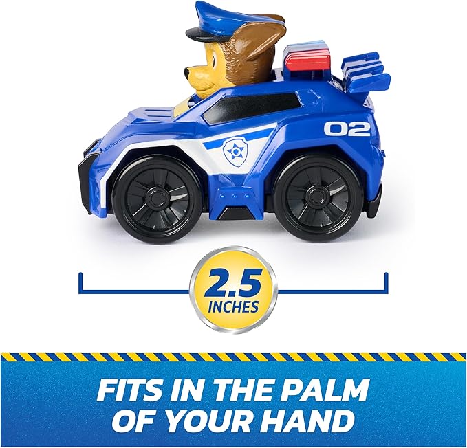 PAW Patrol Search & Rescue, Pup Squad Racers, 6-Pack of PAW Patrol Vehicles with Chase, Marshall, Skye, Rubble, Rocky, & Zuma, Kids Toys for Boys & Girls Ages 3 and Up