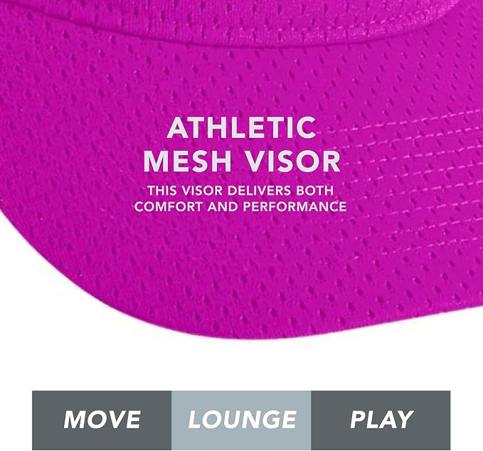Augusta Sportswear Women's Athletic Mesh Visor - Stylish Sun Hat for Golf, Running, and Outdoor Activities