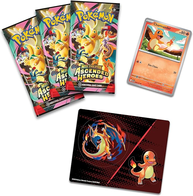 Pokémon TCG: Mega Evolution—Ascended Heroes Tech Sticker Collection - Charmander