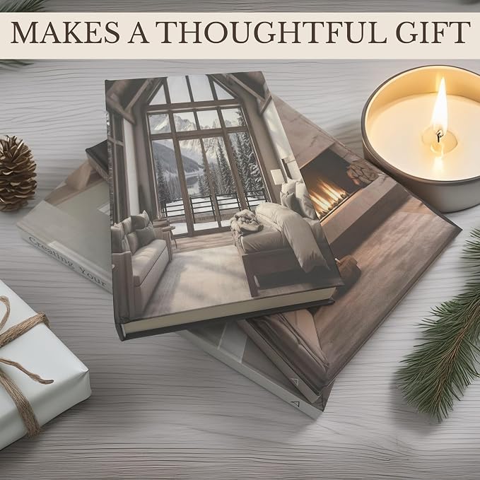 Array & Arrow Decorative Book Set of 3 for Home Decor | Hardcovered Book Set for Home Decor | Coffee Table Décor | Fake Books for Decoration | Faux Books for Decoration (Small - Blank Pages)