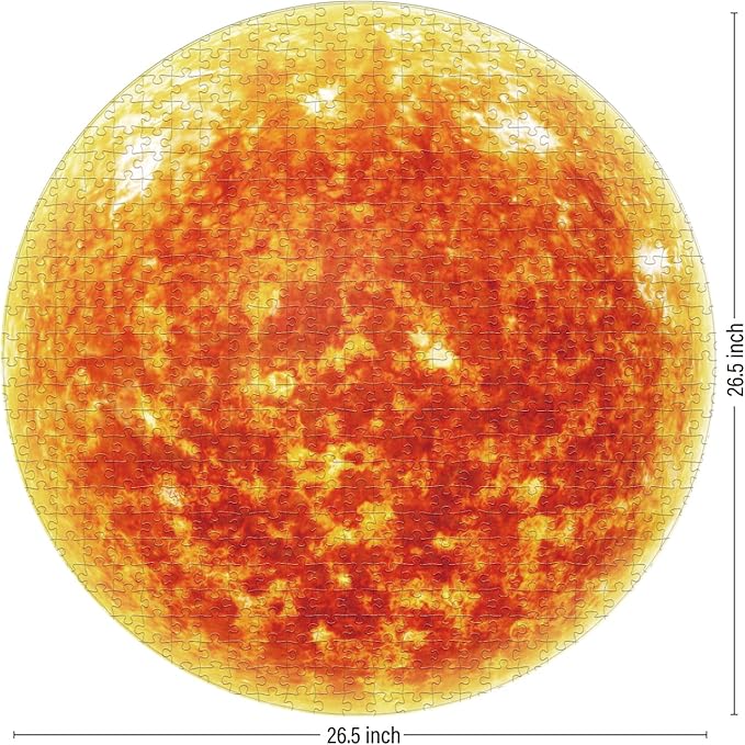 Antelope 3 in 1 1000 Piece Round Puzzle Bundle - Earth, Space, and Moon With Sun - Planet and Space Jigsaw