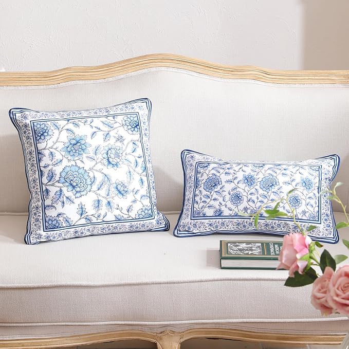 Designer Vintage Velvet Throw Pillow Cover,20"x12"-BlueWilow | Pillow Cover,Concealed Zipper Design,Dragonfly Pattern,Sofas,Bedroom,Living Room,Lounge Chairs,All Season Home Decor